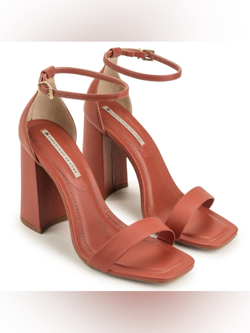 Ankle Strap Block Heel Sandals